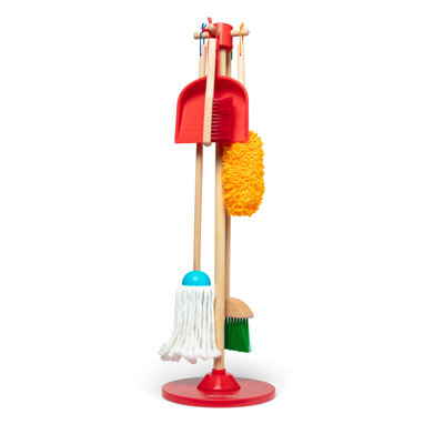 Let's Play House! Dust, Sweep and Mop Housekeeping Set