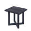 Table d'appoint ELLA SQUARE, noir
