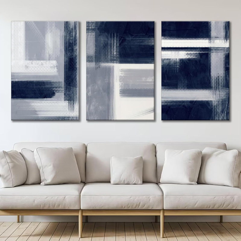 3 Piece Wrapped Canvas Wall Art, 40cm H x 30cm W