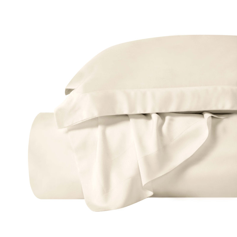 Modal from Beechwood 300 Thread Count Lightweight 3 Piece Duvet Cover Set, Full/Queen, Ivory