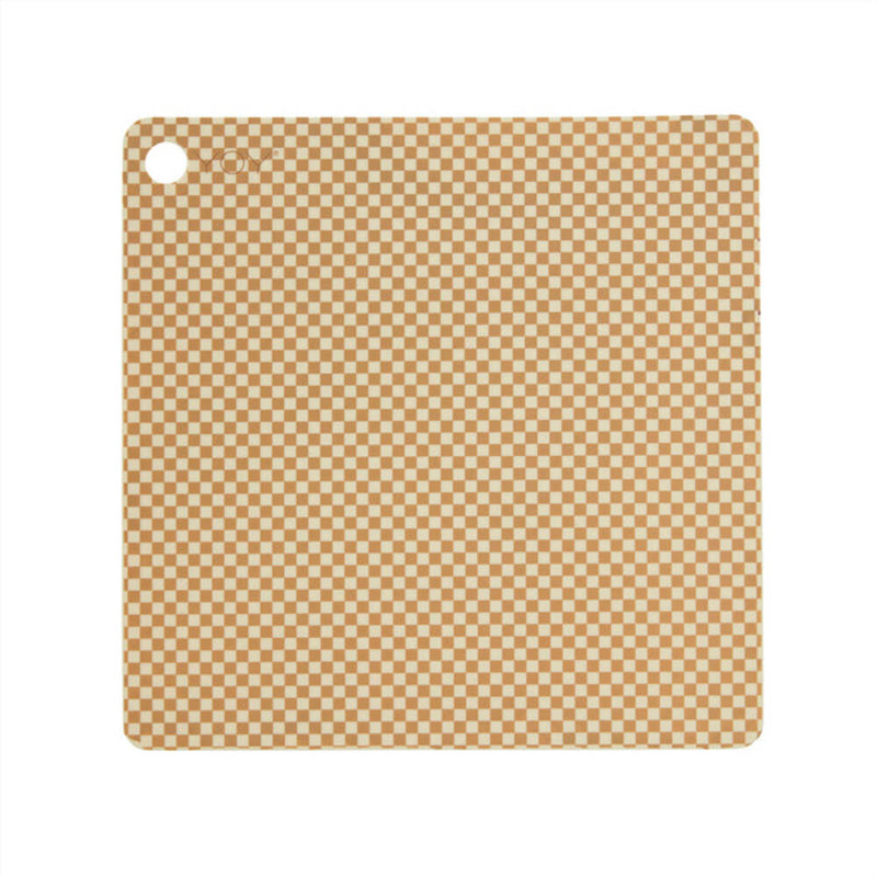 Silicone Square Placemats, Vanilla
