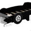 Lit plateforme simple avec roulettes-2124347011