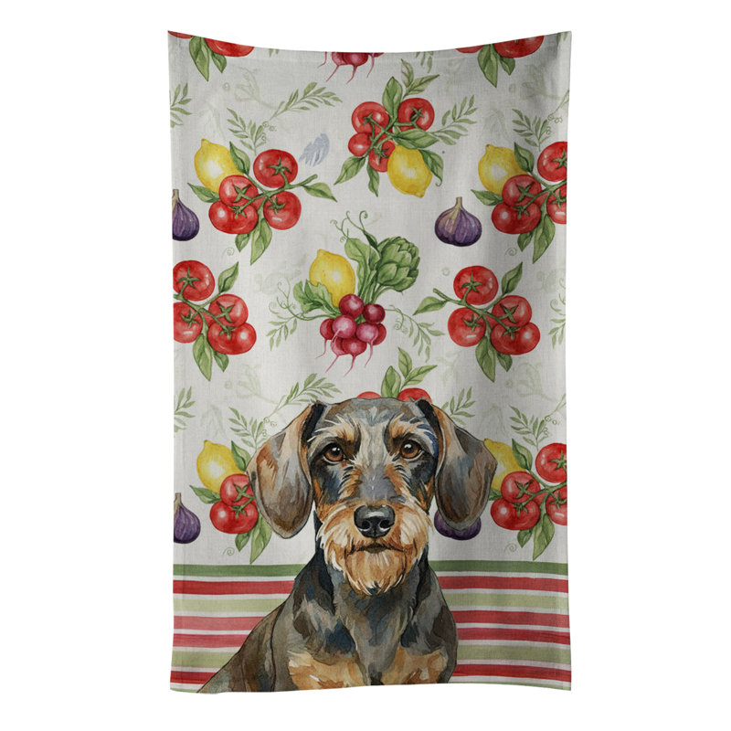 Serviette de cuisine Wirehaired Wild Boar, Wirehaired Wild Boar Dachshund