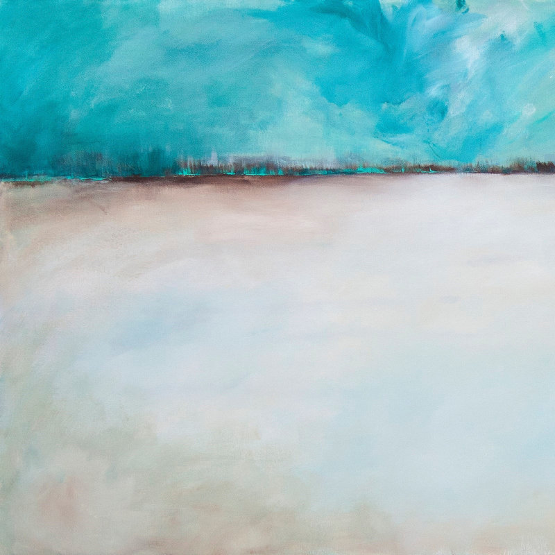 Mystic Sand I - Wrapped Canvas Painting, 122cm H x 122cm W