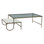 Sonoma 52" Nesting Coffee Table with Glass and Marble Top
