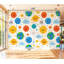 Peler et coller le papier peint, espace, planètes sans soudure, système solaire, soleil, étoiles météorites, griffonnage, art mural, auto-adhésif et amovible-130059931
