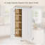 Armoire murale en bois massif blanc Shaker avec portes à fermeture douce, tablettes réglables - rangement à double porte de 24 po pour la cuisine, la salle de bain, la buanderie, le garage (assemblage facile, l 24 po x P 12 po x H 42 po)
