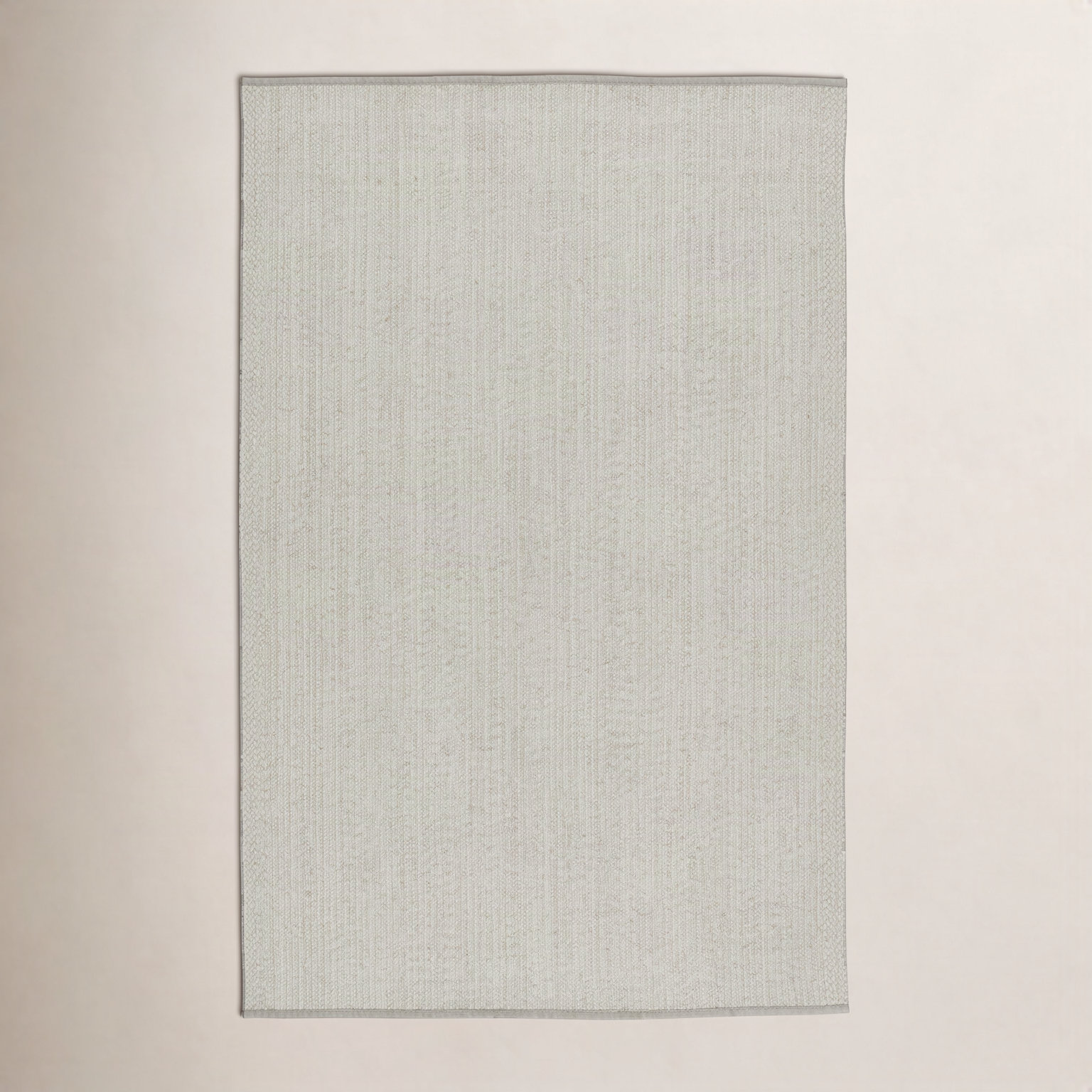 Colten Light Gray Hand-Woven Outdoor Rug, Rectangle 2' x 3'