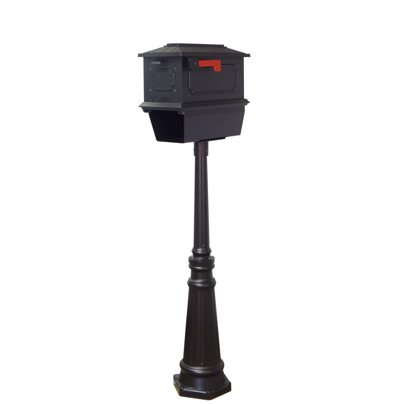Kingston Aluminum Post Mounted Mailbox