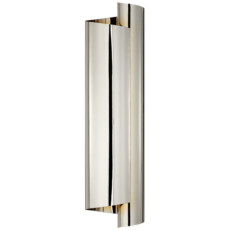 AERIN Iva Large Wrapped Sconce, Polished Nickel