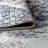 Latorre Modern Persian Boho Vintage Cream/Blue Rug-27496884