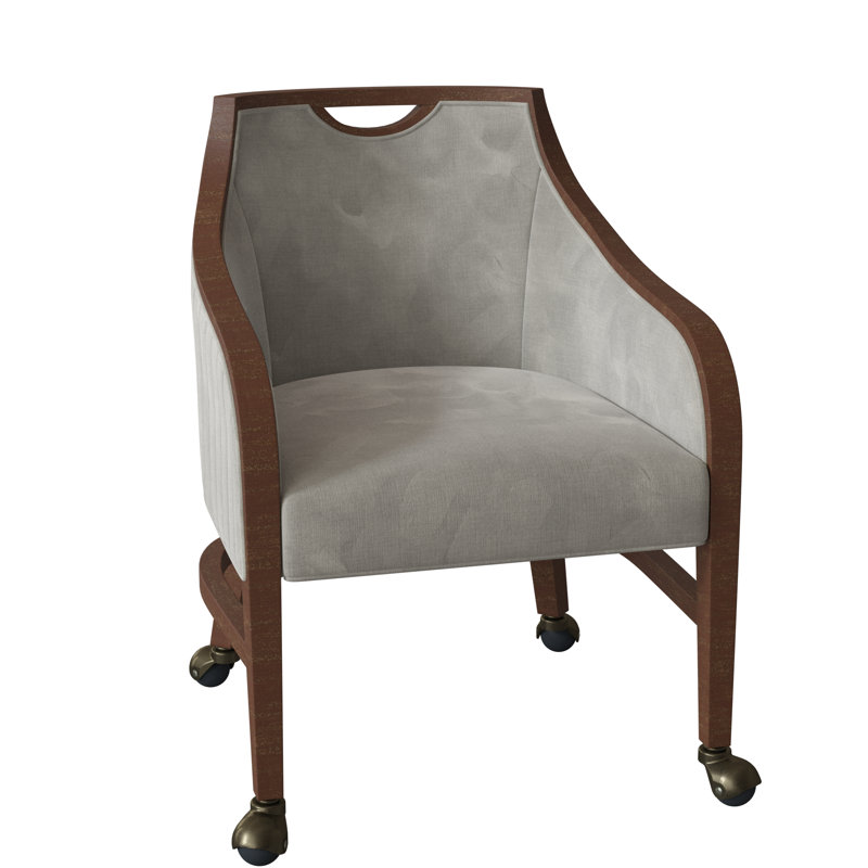 Anthony 24" W Armchair, Walnut, 9508 Sand Olefin