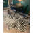 Handmade Augusto Zebra Pattern Cowhide Black/White Rug