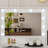 Vanity Desk with Mirror and Lights, Makeup Desk with Jewelry Organizer, Makeup Vanity with Glass Top, Dressing Table with Drawers and Shelves for Bedroom, White, 140 cm(W)× 137.9 cm(H)