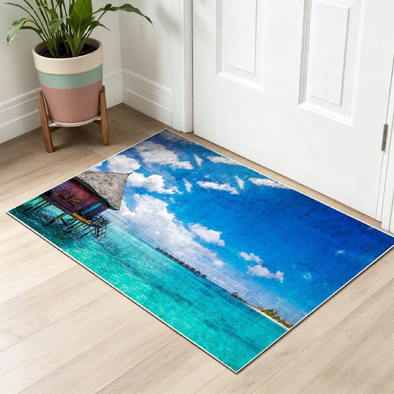 Tapis de plage Clear Water, Rectangle 32 po x 47 po