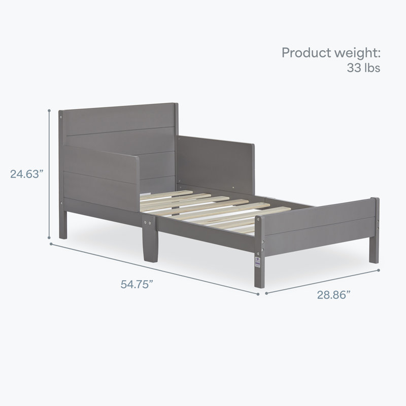 Kids Toddler Bed Toddler Beds, Steel Gray