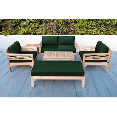 Monterey Outdoor Teak Conversation Set