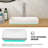 White, 19"X12", , Sink For Bathroom, Ceramic, Modern Design, Smooth Surface, Stain-, High-Traffic Areas Ceramic Vessel , Easy To Install