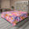Pink Mustard Dark Violet Floral