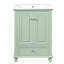 Meuble-lavabo 24 po avec lavabo en céramique-486084951