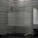 Unidoor Plus 53.5" W x 30.375" D x 72" H Frameless Pivot Rectangle Shower Enclosure with Fixed Panel