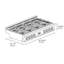ZLINE Autograph 48 in. Satin Steel Classic Rangetop with 8 DuoPro Burners and Black Accents-1671442580