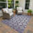 Machine Washable Indoor/Outdoor Lockway ACN2423 Geometric Rug-768325570
