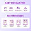 20cm Memory Foam Mattress, Medium Firm Mattress with Soft Skin-friendly Fabric for Breathable Comfort Sleep-116989687