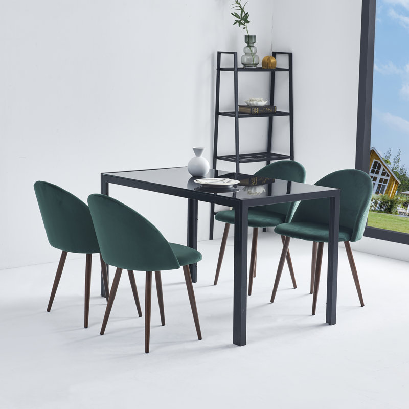 Ensemble repas pour 4 personnes Evvie, Vert