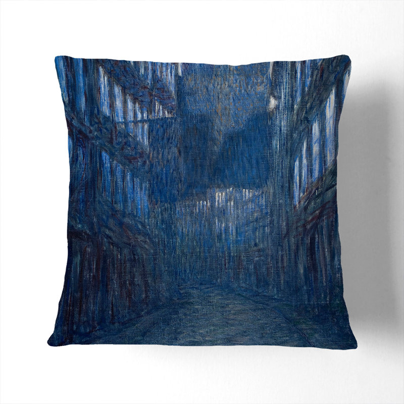 Square Cushion, 55cm H x 55cm W x 20cm D, Black