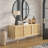 57.25" Wide Mango Solid Wood Sideboard-461485436