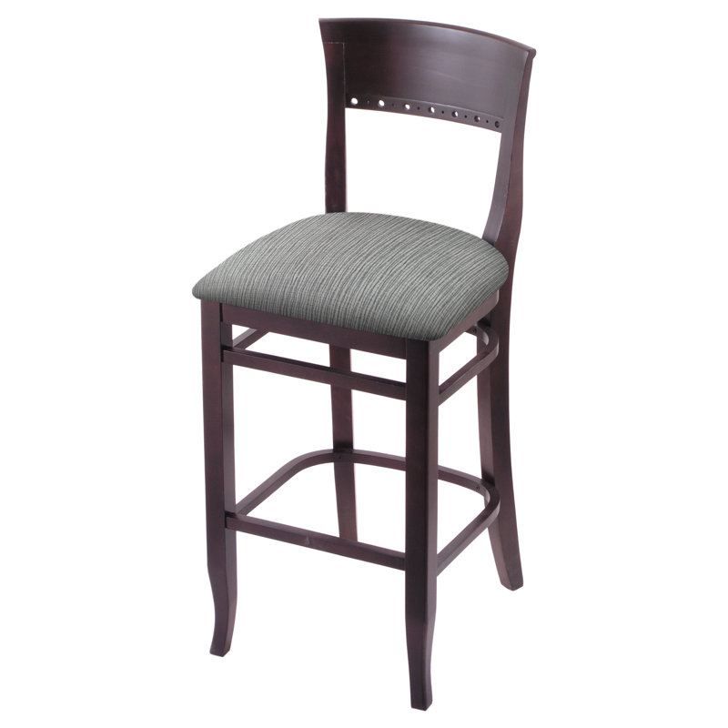 Tabouret 30 ", Cerisier foncé, Alpin graphique, Tabouret de comptoir (siège d'une hauteur de 25 p