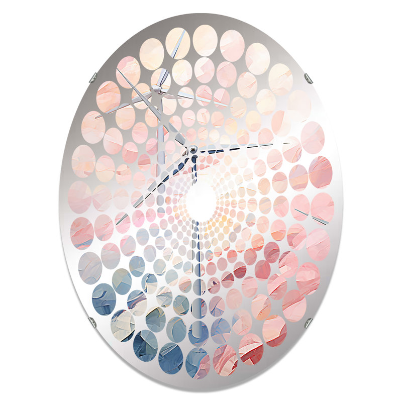 Miroir mural oval, 29,5 po x 19,6 po