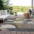 Machine Washable Indoor/Outdoor Cinead ACN1667 Brown Rug-104373174