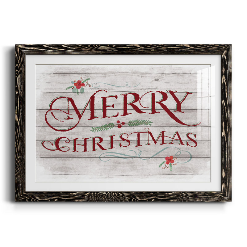 " Merry Christmas ", Black Paper, 27.5" H x 37.5" W x 1" D