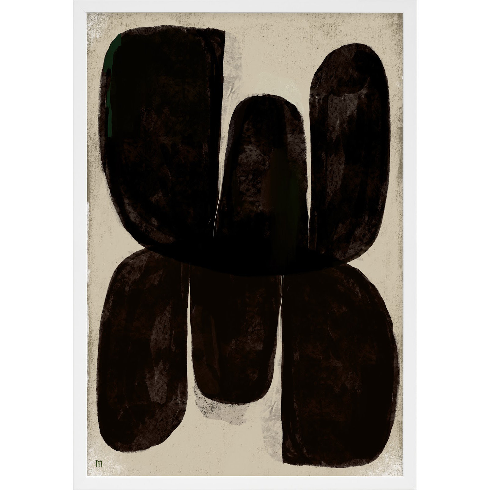 Night Butterfly by StudioM, 20" H x 14" W x 1.25" D, White