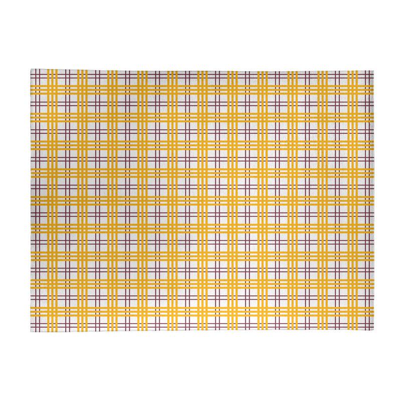 Plaid Indoor Rug, Rectangle 8' x 10'