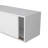 White Floating Cabinet With Sliding Door