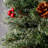 Home Heritage 5ft Stanley Cashmere Tree w/ Clear Lights, Pinecone, and Red Berry