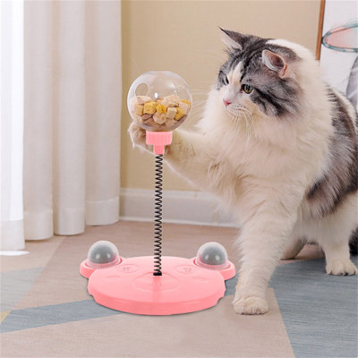 Chats et chiens, jouets interactifs pour animaux, fuites de boules, chiots, fuites, rose