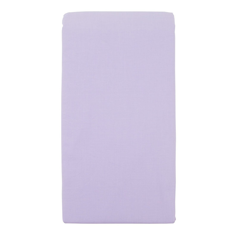 Cotton Blend/Polyester Flat Sheet, Single (3'), Lilac