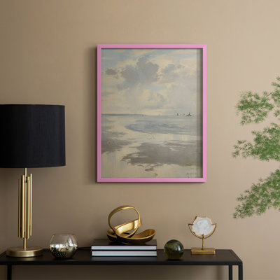Vintage Nautical Print XXIII Framed Print - Solid Wood