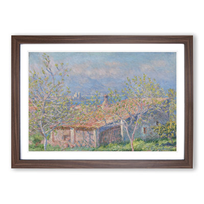 Gardener's House at Antibes by Claude Monet - Picture Frame Painting