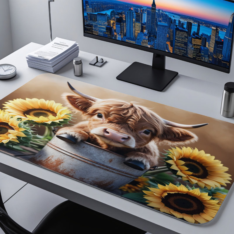 Polyester Desk Pad, 31.5x15.5