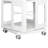 4-Tier All-Steel Rotating Bookshelf With 360° Wheels, Large Size Sturdy & Spacious Book Rack-727359084