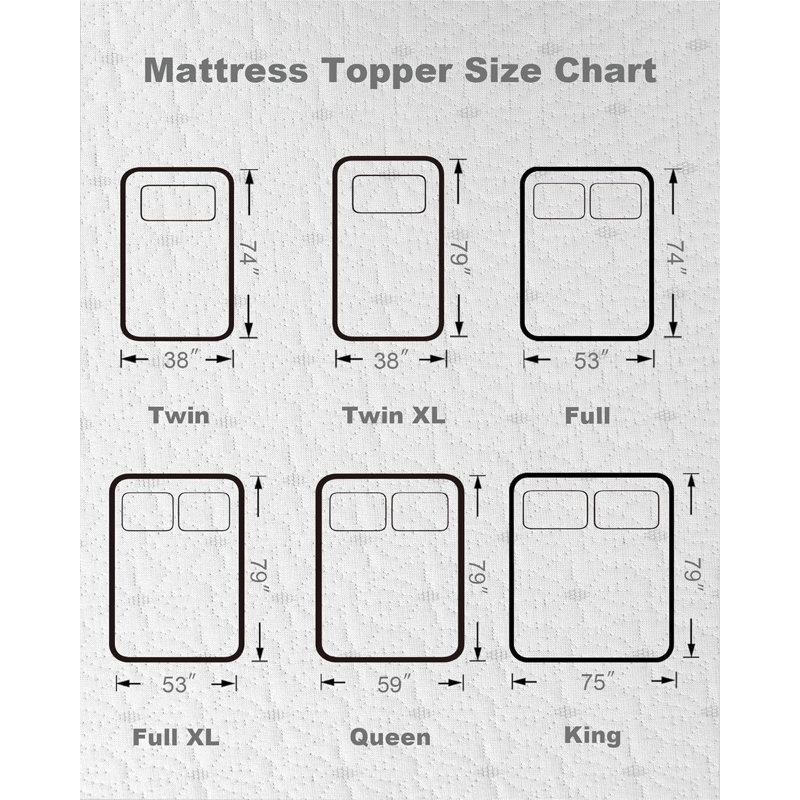  Mattress Topper, 4 inch Full Memory Foam Mattress Topper with Ultra Soft Cover & Corner Straps, CertiPUR-US Certified, Gray