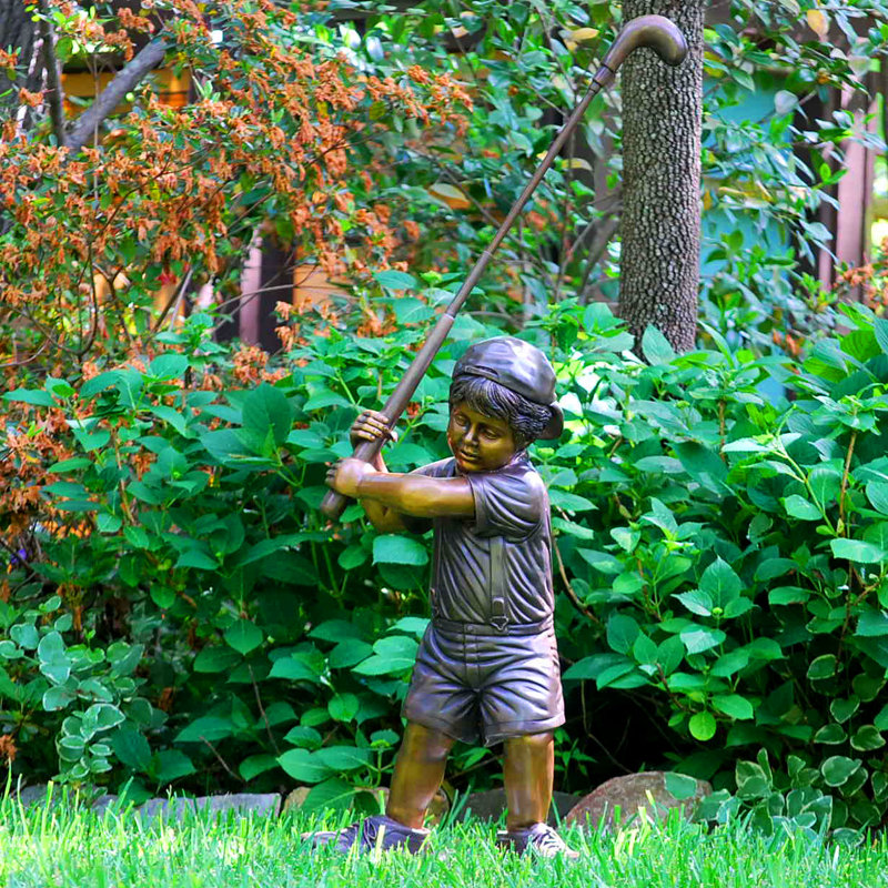 Sports Bronze Garden Statue