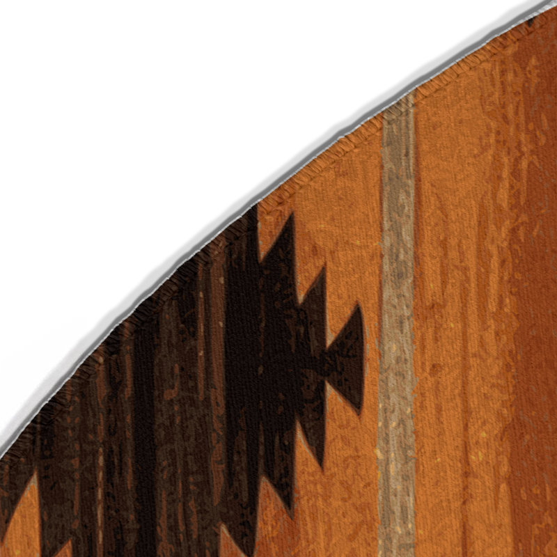 Tapis intérieur et extérieur Terra, Rond 5 pi