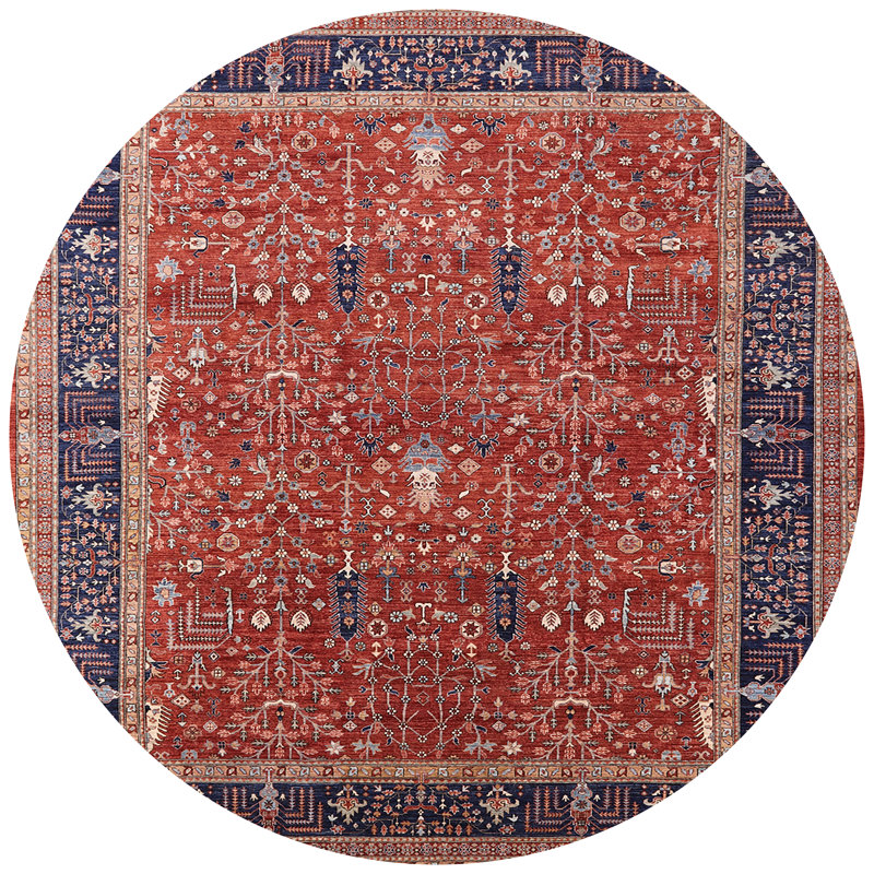 Oriental Indoor Rug, Round 7'