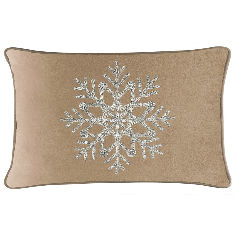 Coussin Sparkles Home | Strass et fausses perles | Rembourrage en plumes | Couleurs personnalisables, Velours champagne